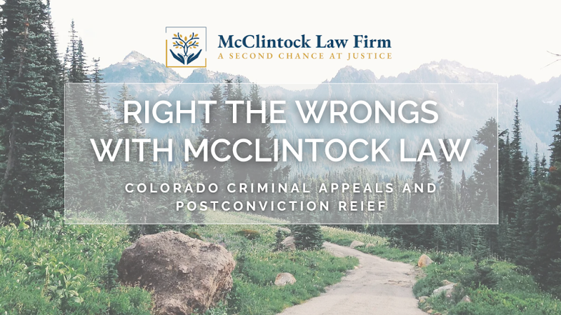 311532 mcclintock law firm 8211 colorado criminal appeals and appellate lawyer